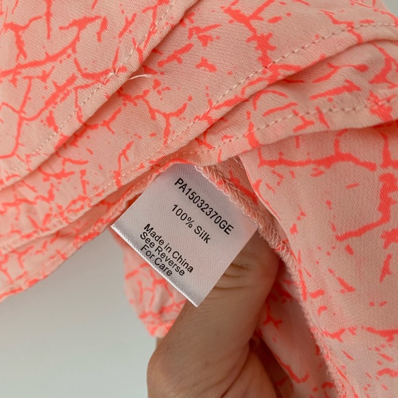 Parker 100% Silk Ruffled Layer Tank - Picture 3 of 4